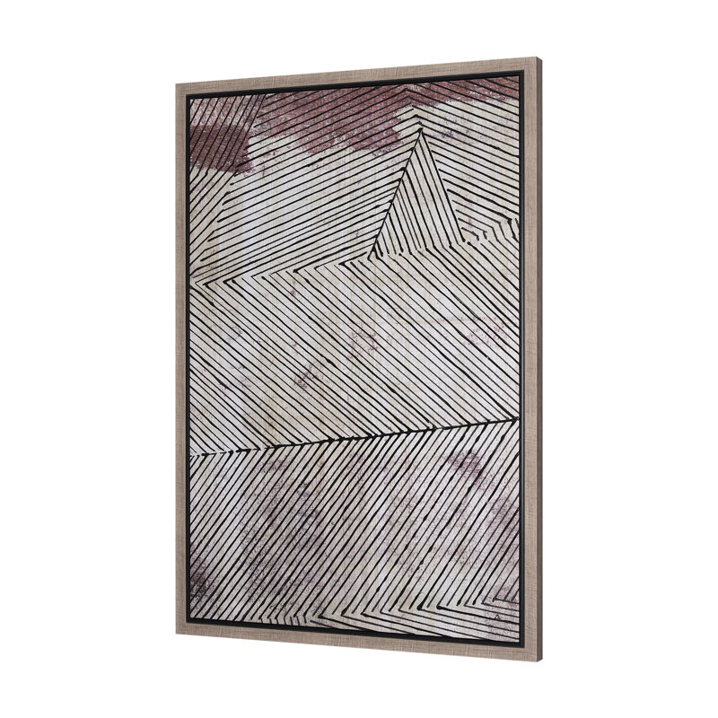 Papyrus texturé à la main sur toile texturée, Papyrus Texture II
