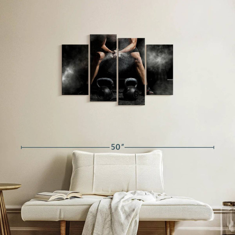 Weightlifting workout Sireci, 22" H x 36" W