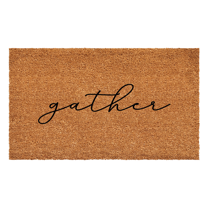 Tapis d'entrée et d'extérieur antidérapant Cardi Gather, L 24 po x L 36 po