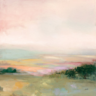Dark Glowing Valley by Julia Purinton - Wrapped Canvas Painting