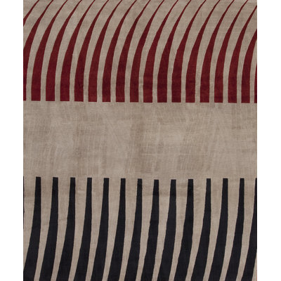 K. Hoppen Collection One-of-a-Kind 8.2 X 9.11 Hand Knotted Area Rug