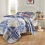 Ensemble de courtepointe 2 pièces Greenico Home Fashions Cottage Cabico Calico 68 x 88 + 20 x 26-1280359015-1283161905