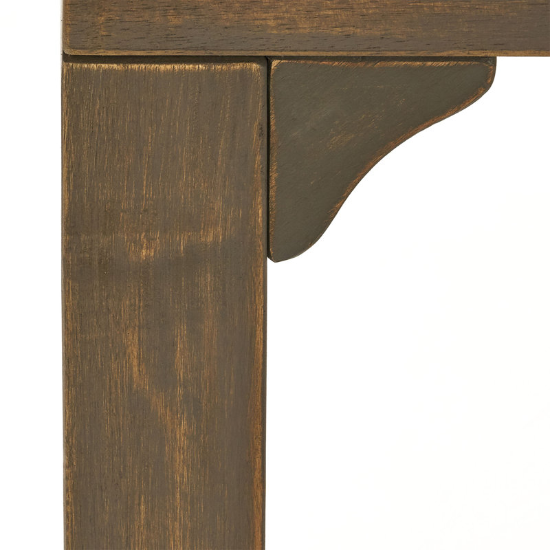Table de salle à manger d'extérieur extensible en bois d'acacia (table incluse seulement)