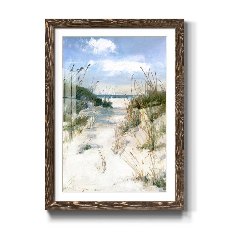 Petite Botanical II - reproduction de cadre photo, H 37,5 po x l 27,5 po x P 1,5 po, Noyer
