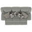 Canapé inclinable électrique Chagoya - Gris clair-1934780734