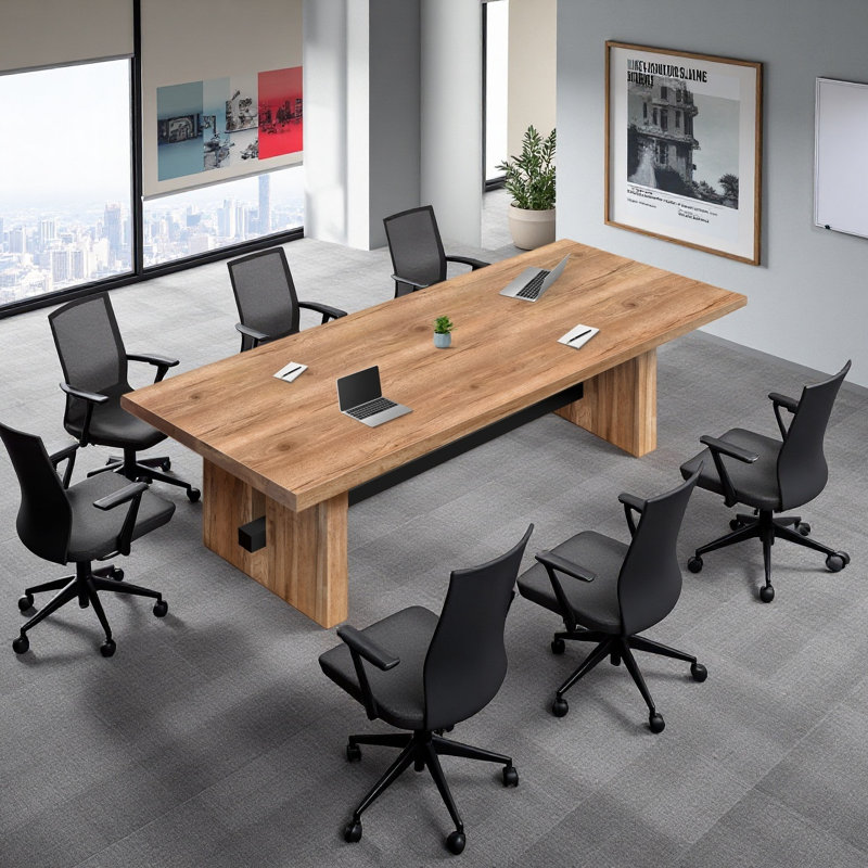 Table de conférence Modern, H 29,53 po x L 70,87 po x l 31,5 po