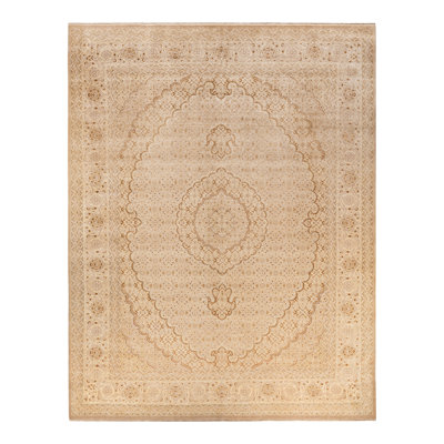Hayner One-of-a-Kind 9' 0" X 12' 1" Wool Area Rug in Yellow