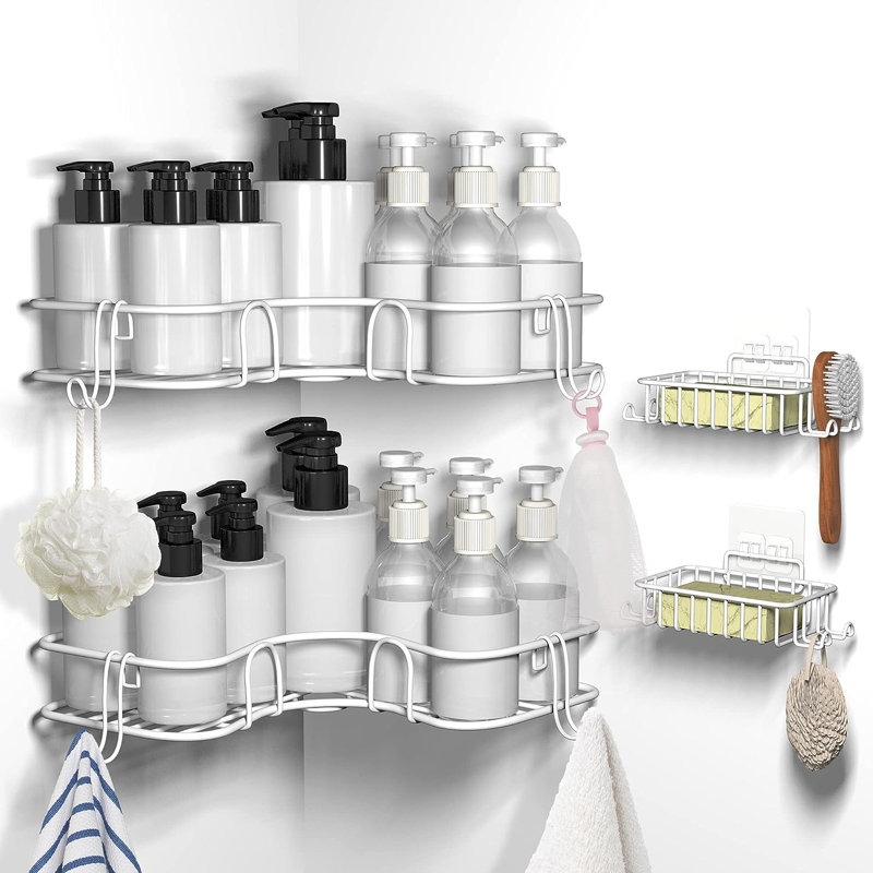 Mylina Mounting / Installation Required and Wall Stainless Steel Shower Caddy
