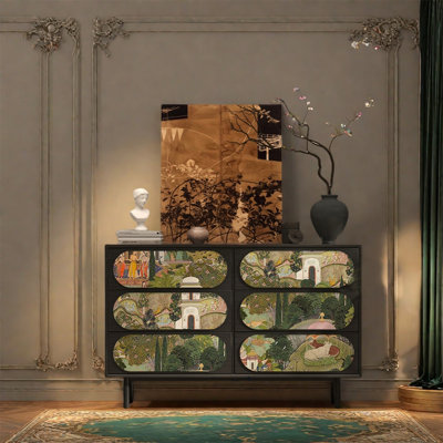 Six Drawer Dining Sideboard