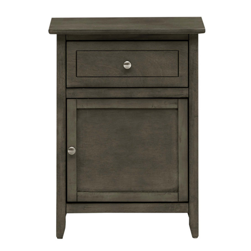 Table de chevet chic, Gris