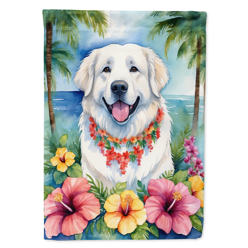 Drapeau de jardin en polyester double face H 15,5 po x l 11,25 po