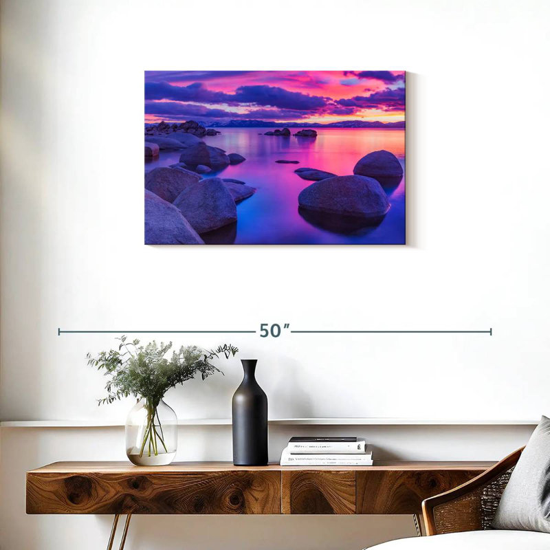 Alvord Lake Tahoe Glow, 20" H x 30" W