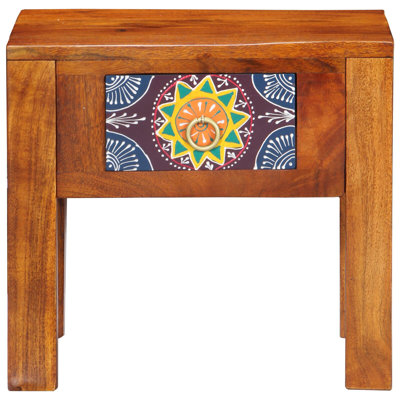 Solid Wood End Table