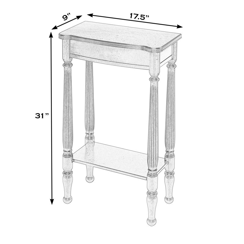 Whitney Console Table, Espresso Brown