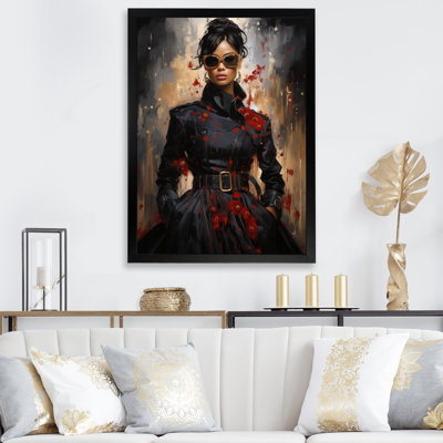 Sagitta Red Fashion Finest - reproduction sur toile