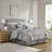 6 Piece Cotton Comforter Set Grey-119237238