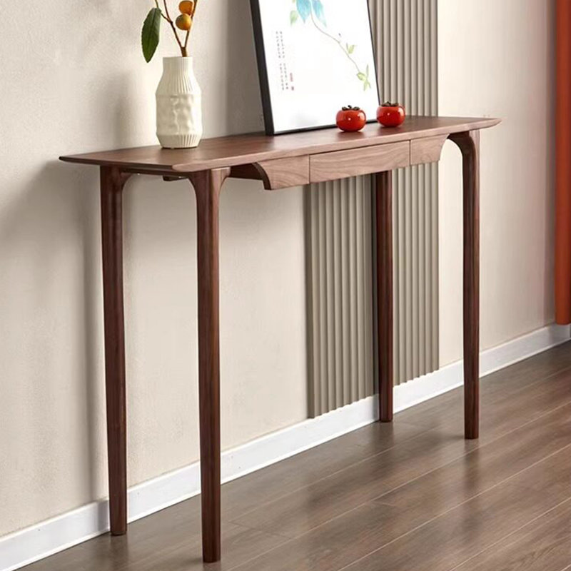 Console de style chinois rétro, H 35,4 po x l 47,2 po x P 13,8 po