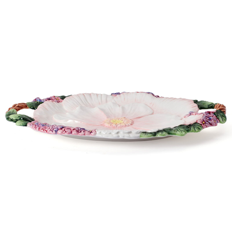 Fitz And Floyd Large Platter With Handles