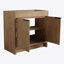 Meuble-lavabo de salle de bain autoportant 36 po et 2 portes d'armoire à fermeture en douceur ((KD-Packing)
