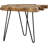 Gilmer Teak Wood Hairpin Legs End Table