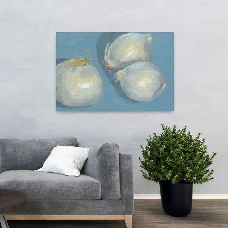 Art mural abstrait paysage frais nature morte, H 32 po x l 48 po