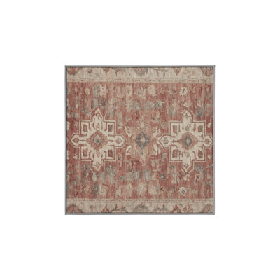 Machine Washable Gray Area Rug GSIX03625
