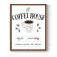 «Always Fresh Coffee House», reproduction encadrée - bois massif-1857253532-1857253607