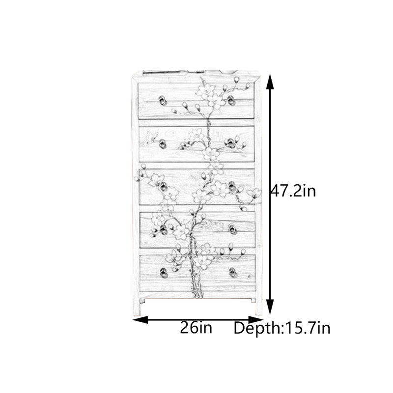 Armoire de vestibule rétro