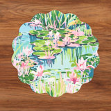 Vida Leather-like; Linen Round Placemats