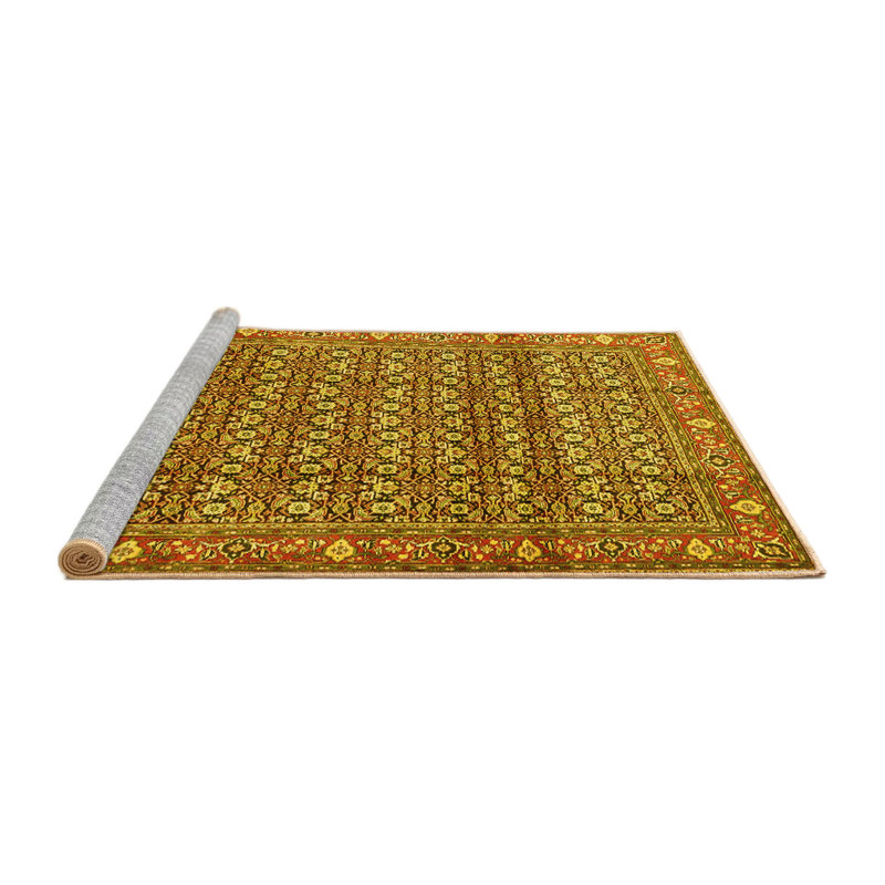 Washable Floral Indoor Rug, Square 3'
