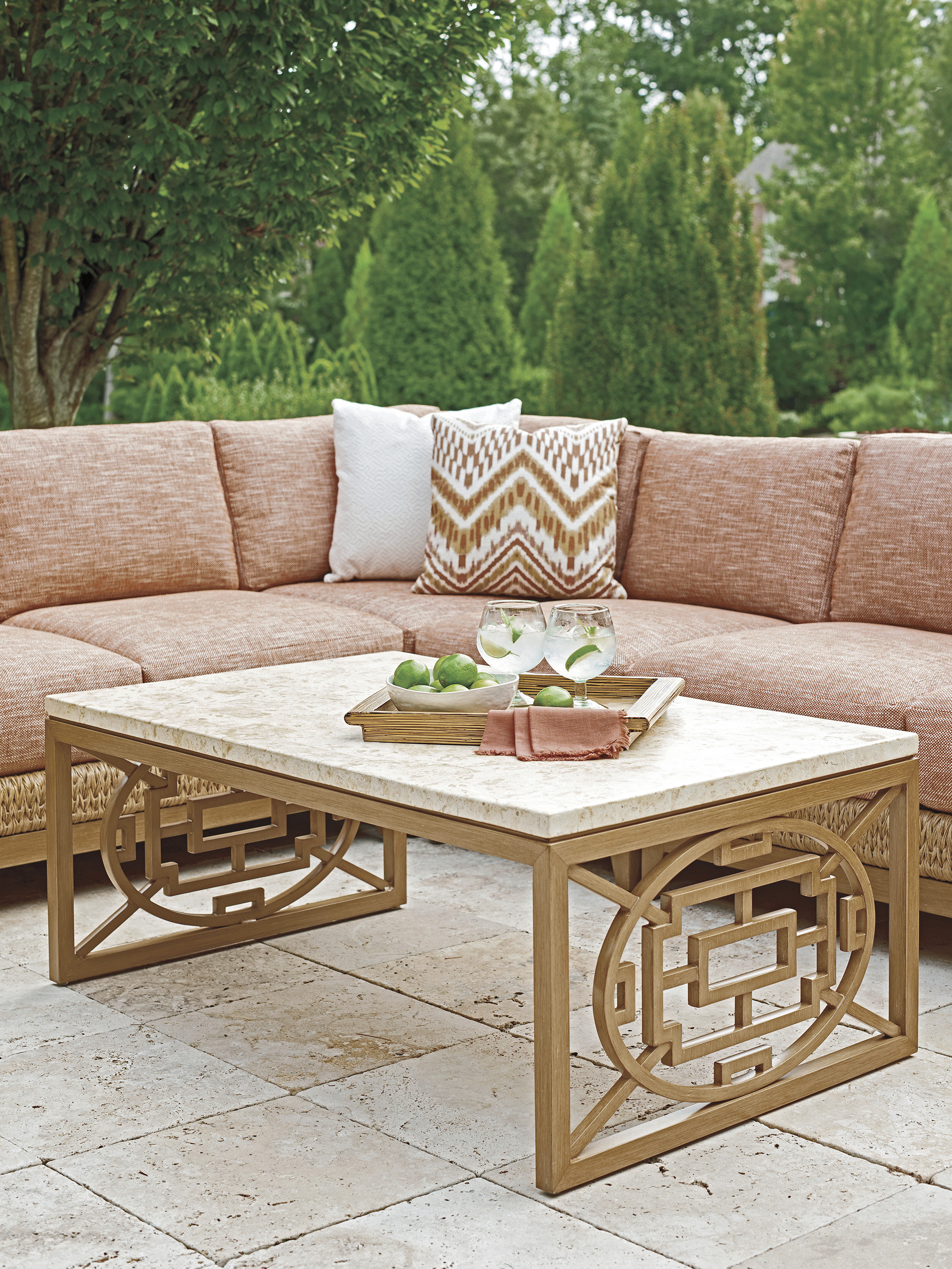 Tommy Bahama Outdoor Los Altos Valley View Rectangular Cocktail Table | Wayfair