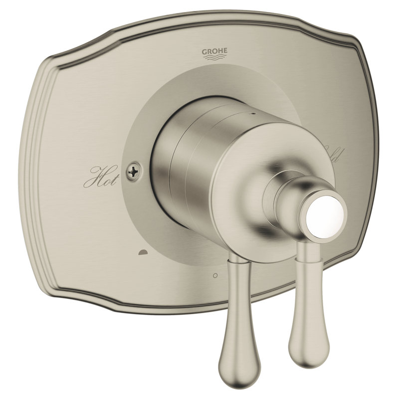 Grohflex® Authentic Dual Function Pressure Balance Shower Faucet Trim, Brushed Nickel Infinity
