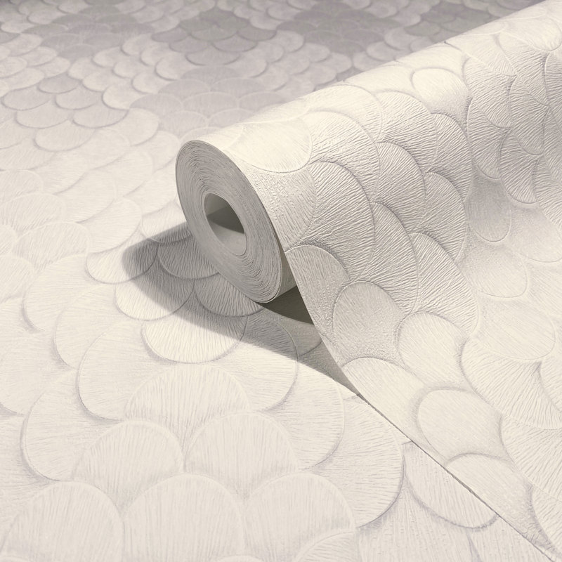 Galerie Fashion Icon 3D optics Wallpaper, White