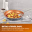 Ensemble de batterie de cuisine et de cuisson antiadhésif de 20 articles avec poignées Stay Cool allant au four et au lave-vaisselle Gotham Steel-50929809