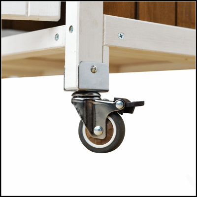 Îlot de cuisine pliable pour l'extérieur avec roulettes verrouillables, rangement et porte-serviettes pour le patio et l'extérieur