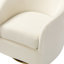 Amarante Contemporary and Classic Velvet Swivel Chair-831214097