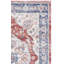 Tapis oriental en polypropylène tissé à la machine en bleu / rouge-2090193090
