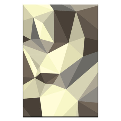 Shard Contempo by Ayarti - Wrapped Canvas Print