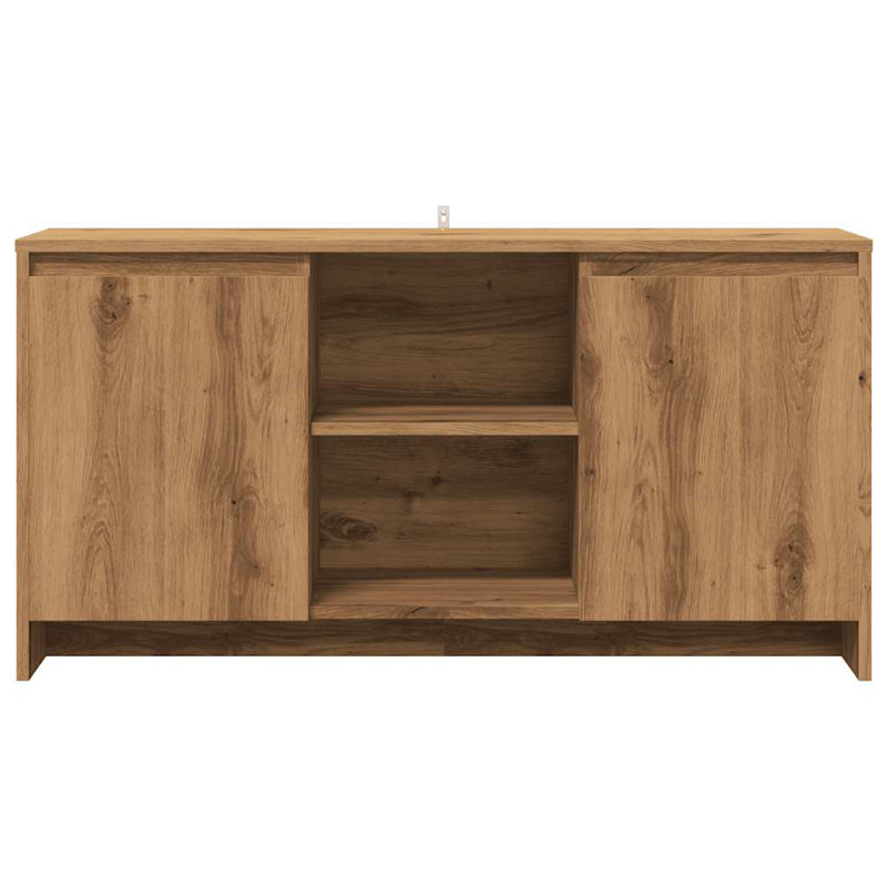 Naila Unfinished TV Stand, Artisan Oak