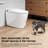 Sotomo Smart Toilet With Built-In Bidet For Small Bathrooms, Instant Warm Water Wash, Auto Flush, Heated Seat, Warm Air Dryer, And Night Light (Without Auto Open/Close)