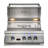 WHISTLER 3 - Burner Built-In Liquid Propane Infrared Gas Grill with Side Burner