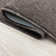 Custom Size Anti Slip Low Profile Plain Brown Rug