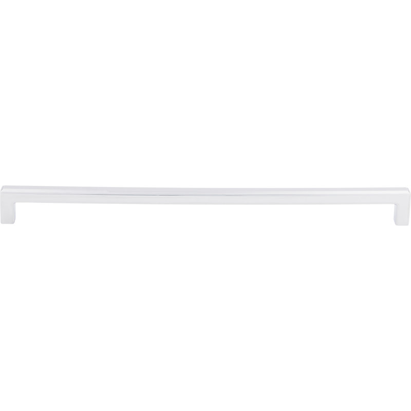 Podium Bar Pull, Polished Chrome, 12" Center to Center