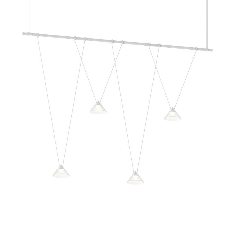 Suspenders® 4 - Light LED Pendant, Satin White