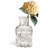Jhonathon 9" Textured Clear Glass Table Vase-1672266900-1671581206