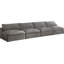 Canapé modulaire confortable en velours sans accoudoirs avec coussins réversibles de 156 po-1544961934