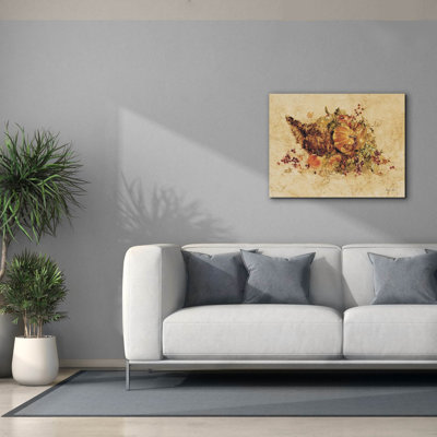"Epic Graffiti" Cornucopia "par Cheri Blum, art mural sur toile, 34 po x 26 po