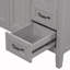 Ensemble de meuble-lavabo simple 36 po avec plateau en céramique Shavette-660871949