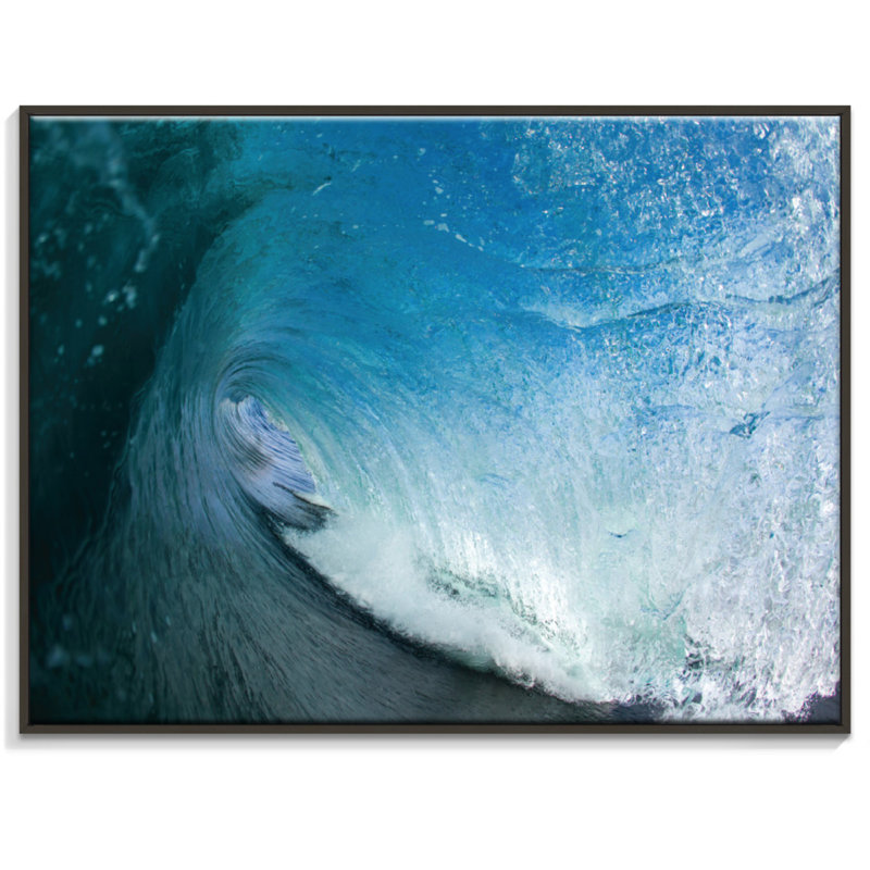 Sticks - Print on Canvas, 76cm H x 102cm W, Black Floater Frame