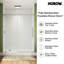 Pistis 56" - 60" W x 76" H Single Sliding Frameless Shower Door-91982593